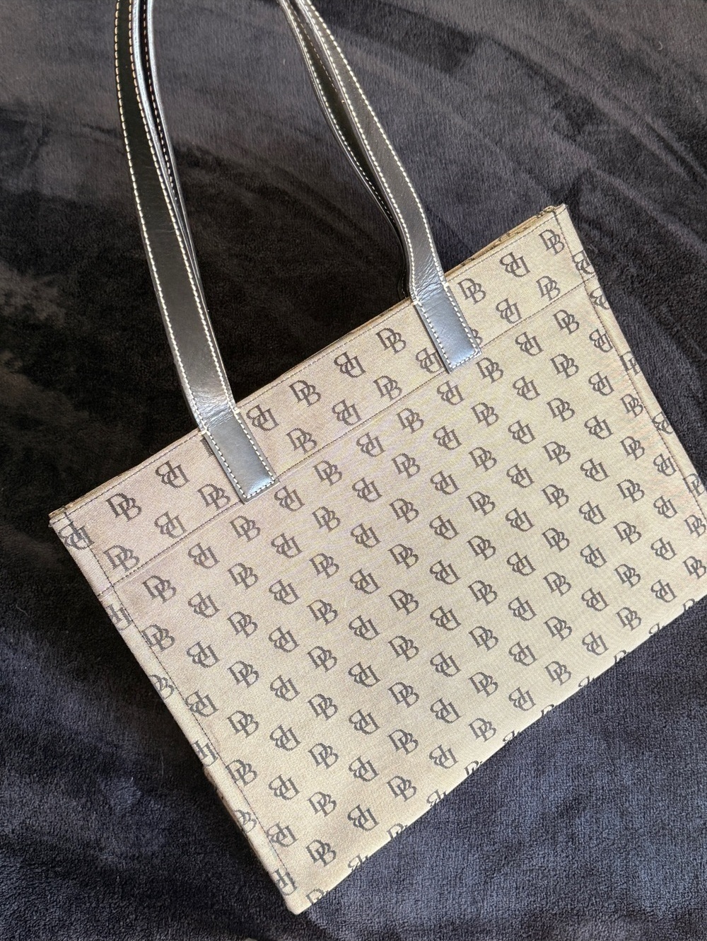 Dooney & Bourke D&B Canvas Monogram Medium Tote